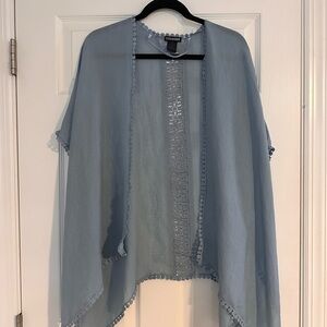 Steven Madden Light Blue Kimono